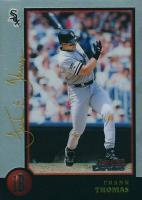 1998 Bowman Chrome Golden Anniversary #240 Frank Thomas Baseball Card