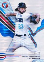2024 Topps Pristine #10 Zac Gallen Pristine Blue Baseball Card