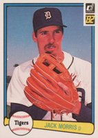 1982 Donruss #107 Jack Morris Baseball Card