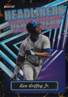 2023 Topps Finest Finest Headliners #FH17 Ken Griffey Jr. Kintsukuroi Black/Gold Baseball Card