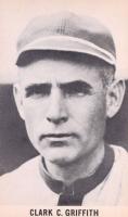 1961 Exhibits Wrigley HOF # Clark C. Griffith Baseball Card