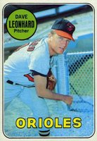 1969 Topps #228 Dave Leonhard Baseball Card