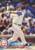 2018 Topps #225 Kyle Schwarber Swinging Baseball Card