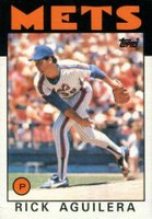 1986 Topps #599 Rick Aguilera Baseball Card