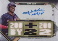 2021 Topps Triple Threads Autographed Relics #JSO1 Juan Soto Baseball Card