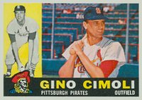1960 Topps #58 Gino Cimoli Baseball Card