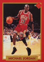 1991 Tuff Stuff Jr. #6 Michael Jordan Basketball Card