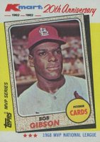1982 K-Mart 20th Anniversary #14 Bob Gibson Baseball Card