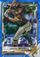2021 Bowman Draft Chrome Sapphire Edition #BDC119 Jackson Merrill Baseball Card