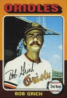 1975 Topps #225 Bobby Grich Baseball Card