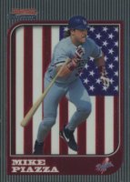 1997 Bowman Chrome International #85 Mike Piazza Baseball Card