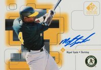 1999 SP Signature Autographs #MT Miguel Tejada Baseball Card