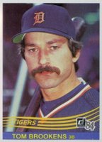 1984 Donruss #578 Tom Brookens Baseball Card