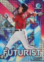 2021 Bowman Mega Box Chrome Futurist #CC Corbin Carroll Baseball Card