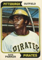 1974 O-Pee-Chee #252 Dave Parker Baseball Card