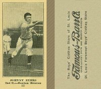 1916 Famous & Barr Co. #55 Johnny Evers Baseball Card