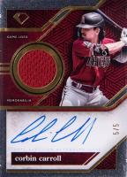 2024 Topps Diamond Icons Single-Player Autographed Relics #SPACC Corbin Carroll Red Baseball Card