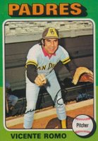1975 Topps Mini #274 Vicente Romo Baseball Card