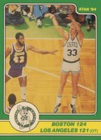1984 Star Celtics Champions #7 Boston 124 Los Angeles 121 Basketball Card