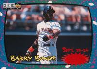 1997 Collector's Choice Crash the Game #CG26 Barry Bonds Sept. 23-24 Baseball Card