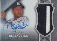 2017 Topps Dynasty Autograph Patch #DJ1 Derek Jeter Baseball Card