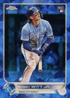 2022 Topps Chrome Update Sapphire Edition #100 Bobby Witt Jr. Baseball Card