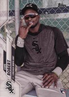 2020 Topps #392 Luis Robert SP-Wearing sunglasses Baseball Card