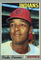 1970 Topps #445 Vada Pinson Baseball Card