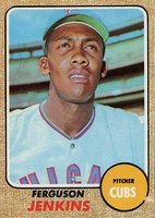 1968 Topps #410 Fergie Jenkins Baseball Card