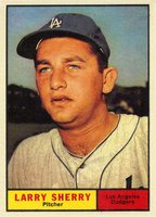 1961 Topps #412 Larry Sherry Baseball Card