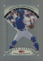 1997 Donruss Preferred Precious Metals #20 Mike Piazza Baseball Card