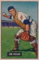 1951 Bowman #79 Jim Hegan Baseball Card