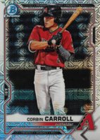 2021 Bowman Mega Box Chrome #BCP142 Corbin Carroll Baseball Card