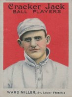 1914 Cracker Jack #5 Ward Miller Baseball Card