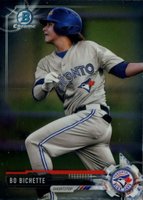 2017 Bowman Prospects #BCP142 Bo Bichette Chrome Baseball Card