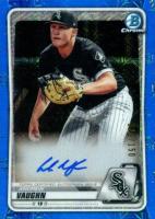 2020 Bowman Chrome Mega Box Autographs #BMAAV Andrew Vaughn Blue Refractor Baseball Card