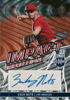 2023 Panini Elite Extra Edition Impact Impressions Signatures #IIZNT Zach Neto Baseball Card