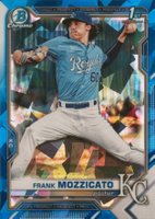 2021 Bowman Draft Chrome Sapphire Edition #BDC95 Frank Mozzicato Baseball Card
