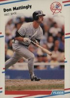 1988 Fleer #214 Don Mattingly Baseball Card