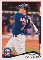 2014 Topps #125 Joe Mauer No Sparkle on Helmet Baseball Card