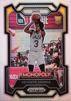 2023 Panini Prizm Monopoly #87 Keyonte George Silver Basketball Card