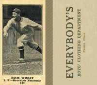 1916 Everybody's #188 Zach Wheat Baseball Card