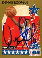 1990 Hoops #10 Dennis Rodman All-Star Basketball Card