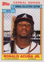 2020 Topps Throwback Thursday #201 Ronald Acuna Jr. Baseball Card