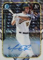 2015 Bowman Chrome Farm's Finest Minis #FFMMO Matt Olson Autograph Baseball Card