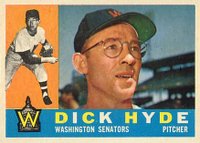1960 Topps #193 Dick Hyde Baseball Card