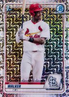 2020 Bowman Draft #BD57 Jordan Walker Chrome-Asia Refractor Baseball Card