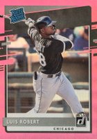 2020 Panini Donruss #264 Luis Robert Holo Pink Baseball Card
