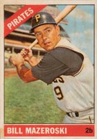 1966 Venezuela Topps #210 Bill Mazeroski Baseball Card