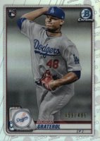 2020 Bowman Chrome #5 Brusdar Graterol Refractor Baseball Card